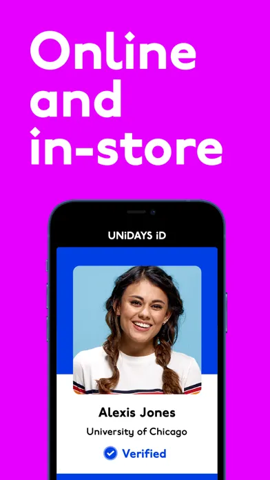 Captures d'écran de UNiDAYS: Student Discount App