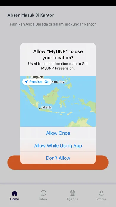 Ảnh chụp màn hình của My UNP
