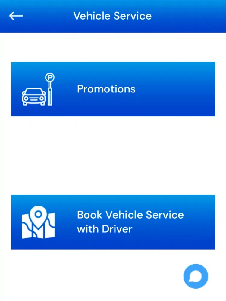 MyValet Consumer iPad  스크린샷