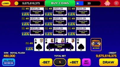 MyVegas Video Poker应用截图