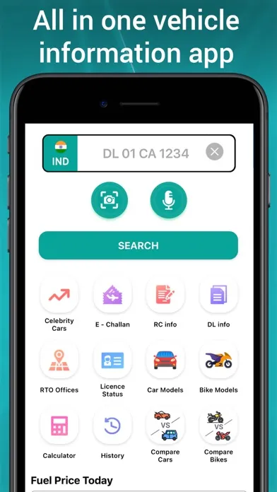 Captures d'écran de Vehicle Info - Vahan Master