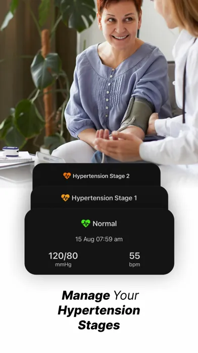 Blood Pressure Health Monitor+ Screenshots