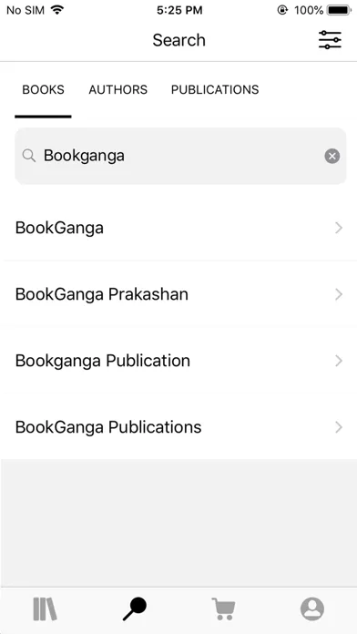 Screenshot di BookGanga