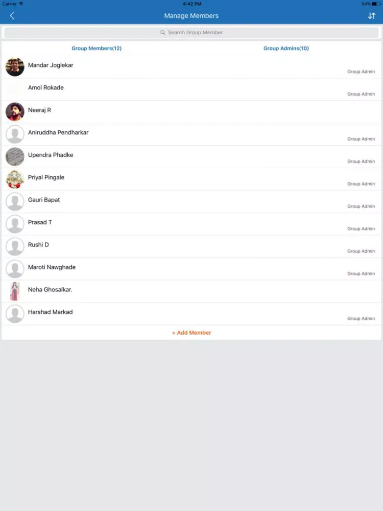 Team Paani iPad 应用截图