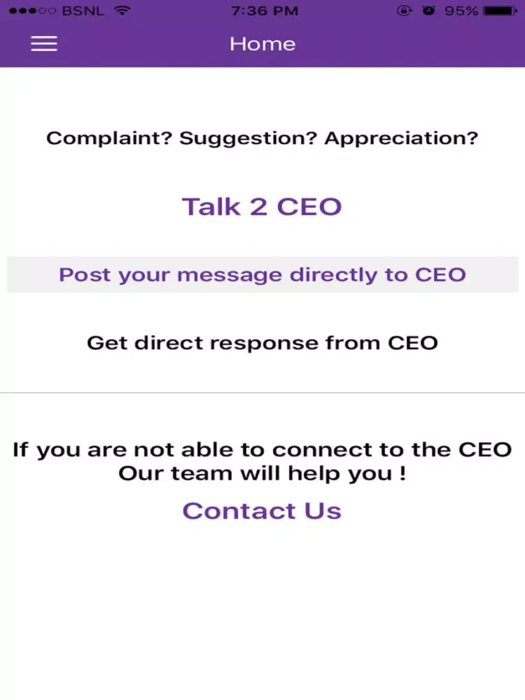 Talk2CEO iPad  Screenshots