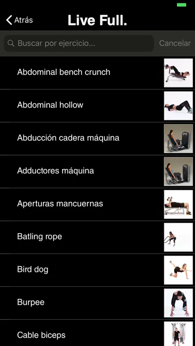 Скриншоты Full Fitness Entrenamiento