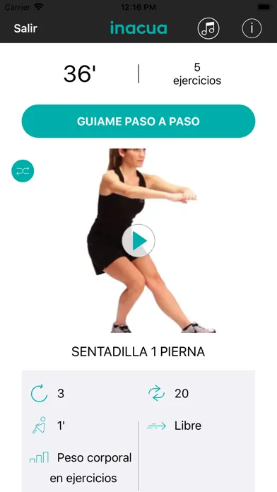 Capturas de pantalla de Inacua App