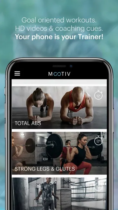 Mootiv - Personal Trainer Screenshots