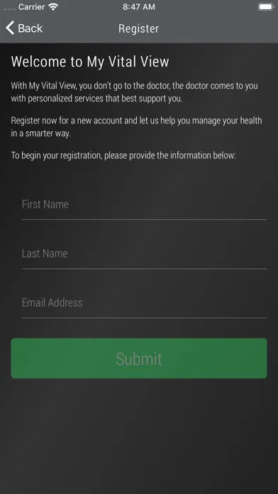 MyVitalView Screenshots