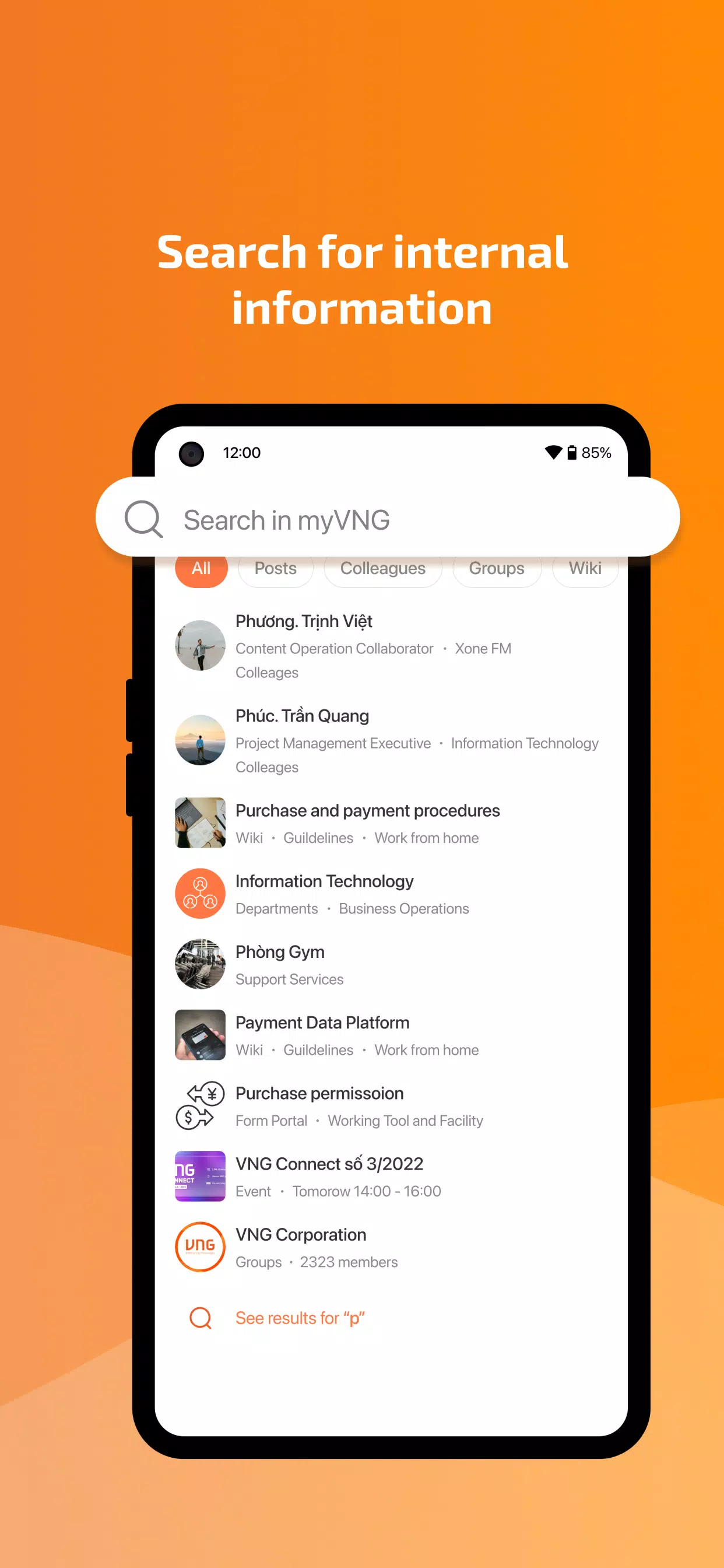 myVNG Screenshots