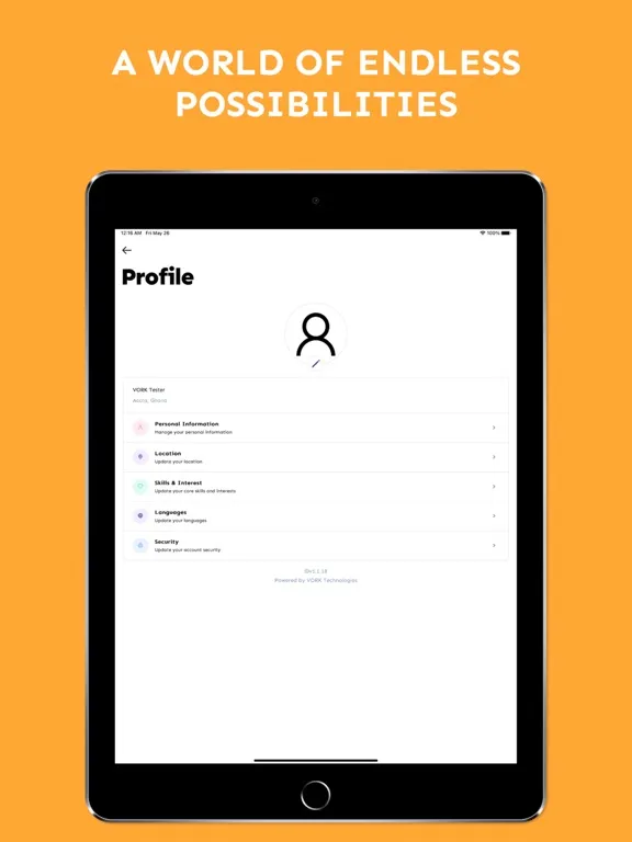 صور VORK -  Endless Opportunities iPad 