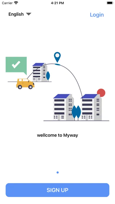 Captures d'écran de MyWay User