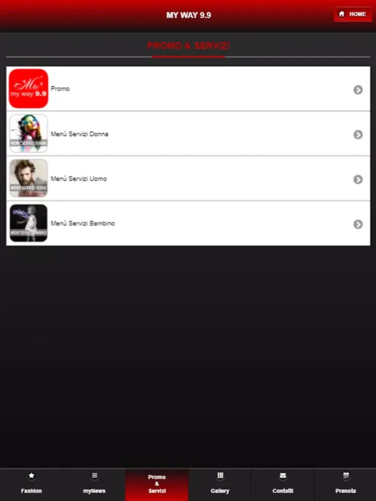 My Way 9.9 iPad  سکرین شاٹس