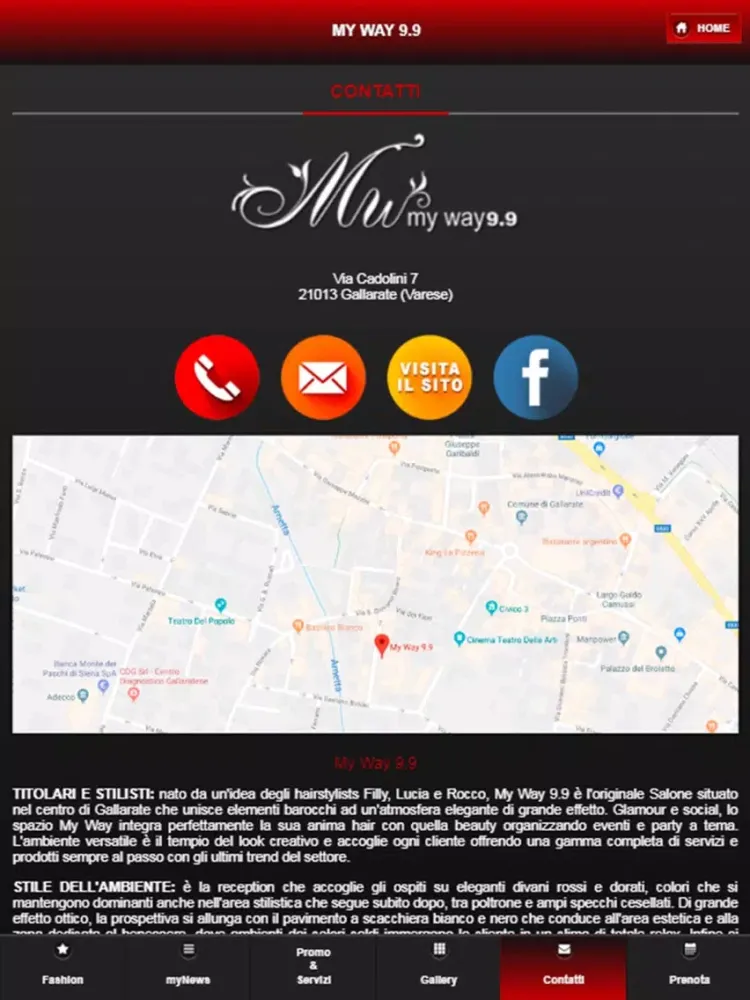 My Way 9.9 iPad  سکرین شاٹس
