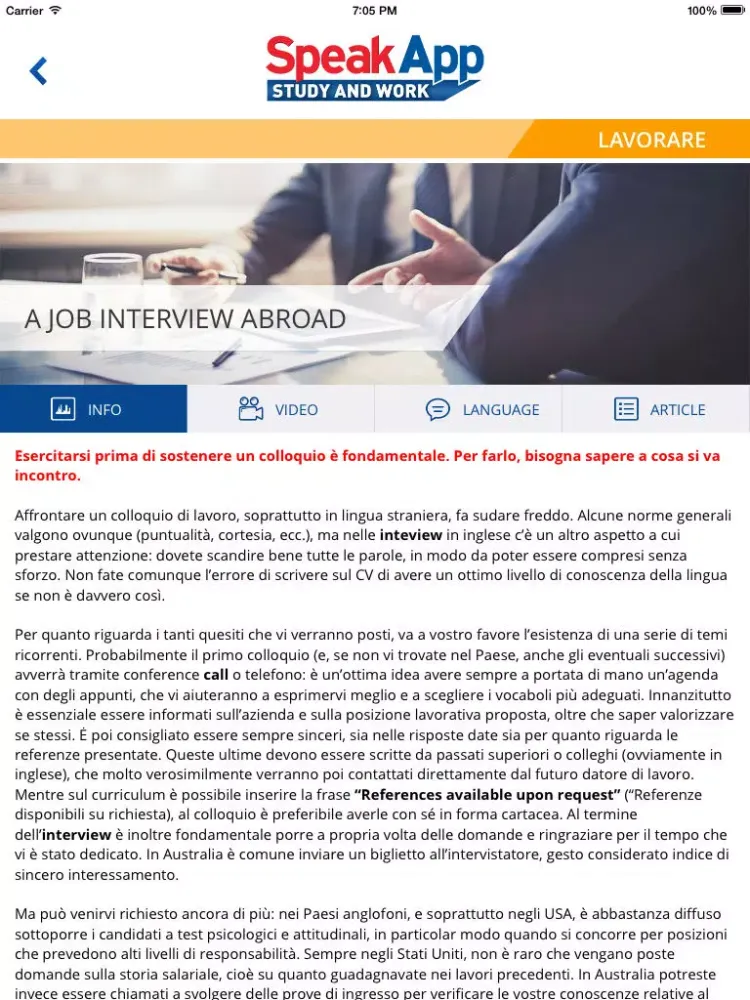 SpeakApp - Study and Work iPad  Ekran Görüntüleri