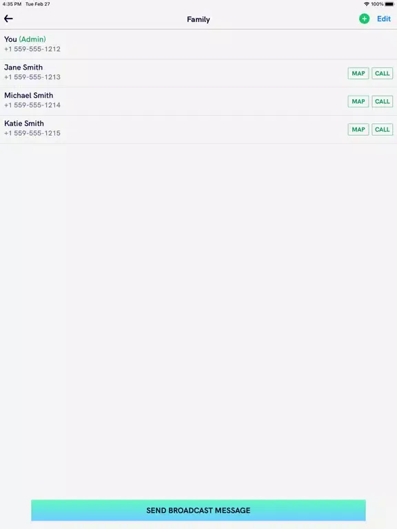 Ảnh chụp màn hình của My Waze iPad 