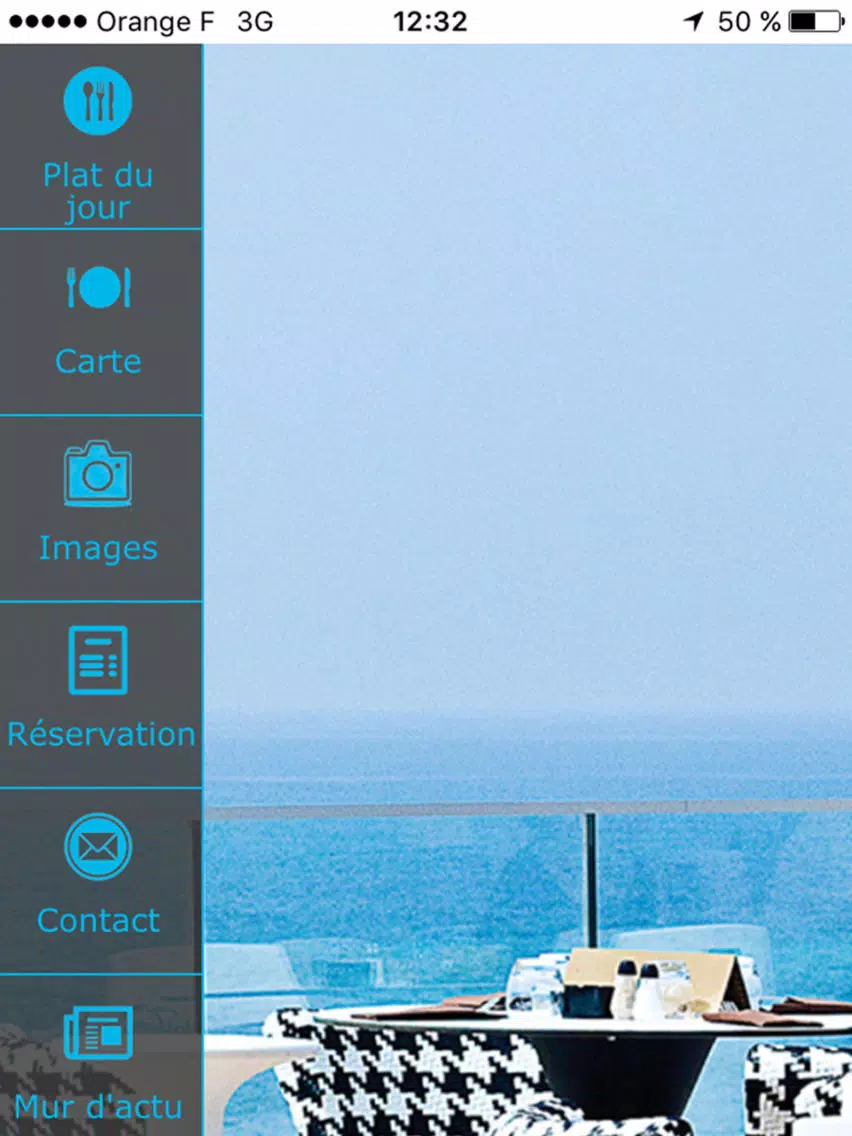 LA PLAGE Restaurant iPad 应用截图