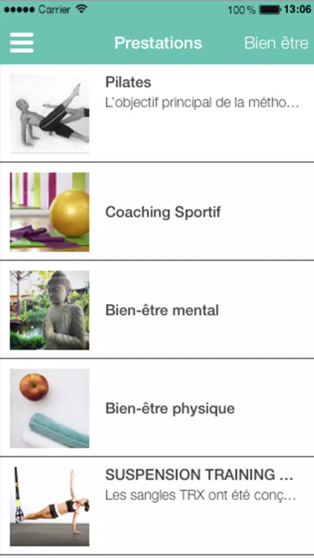 Tangkapan skrin Coach'fit Pilates by Philippe