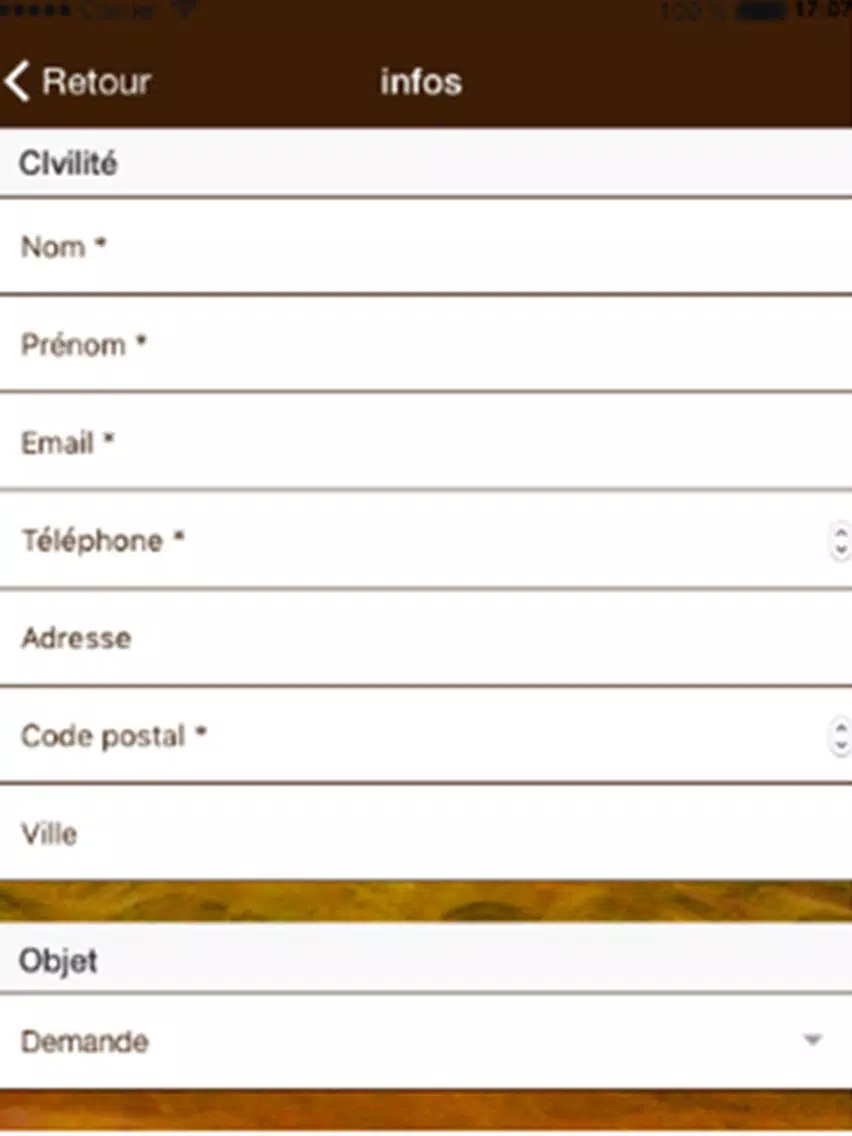 Ảnh chụp màn hình của DHD LAÏKA Voyages iPad 