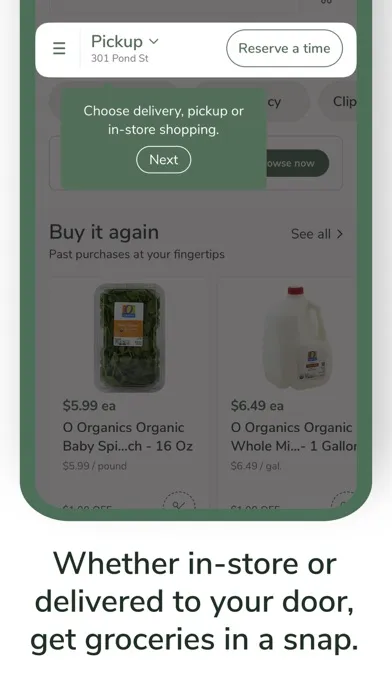 Captures d'écran de Shaw’s Deals & Delivery