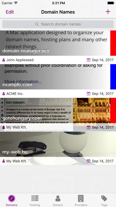 Tangkapan layar NetDomains