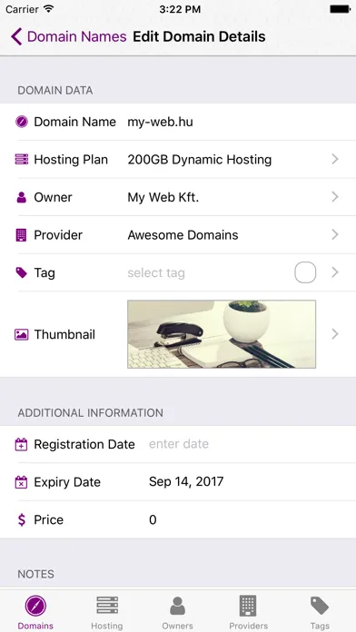 Tangkapan layar NetDomains