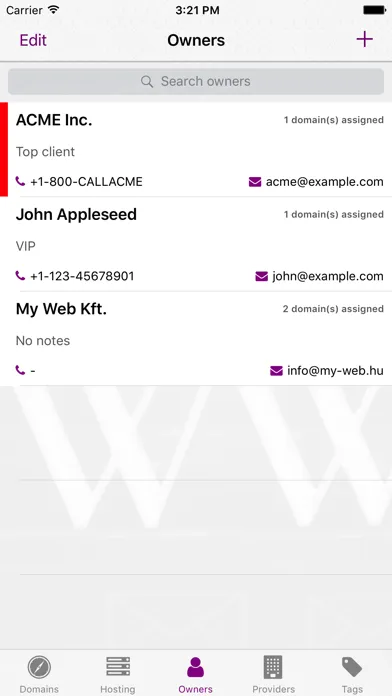 Tangkapan layar NetDomains