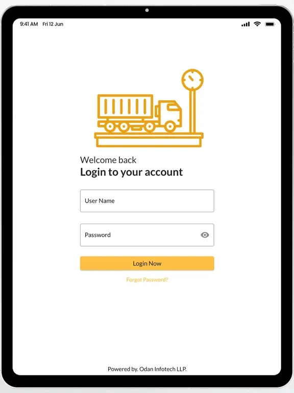 Myweigh Bridge iPad  스크린샷