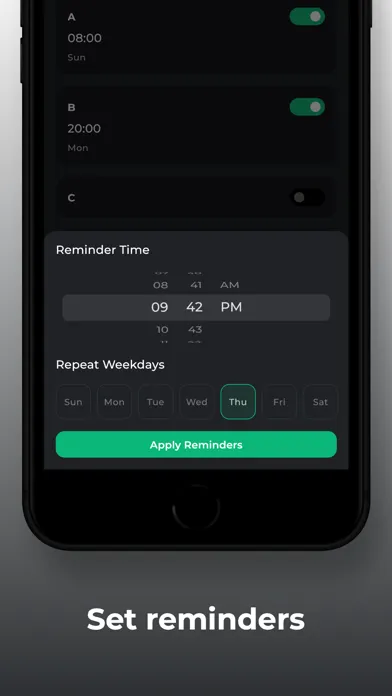 My Workout Plan Daily Tracker Screenshots