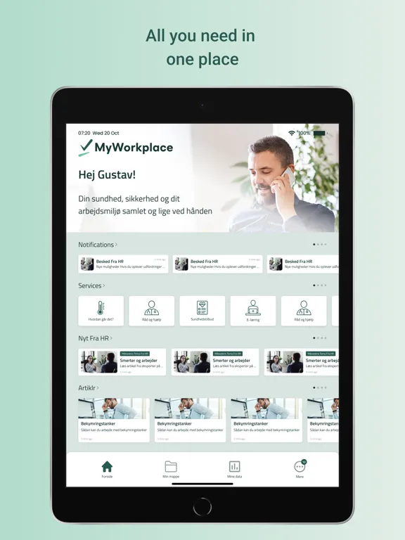 Zrzuty ekranu MyWorkplace iPad 