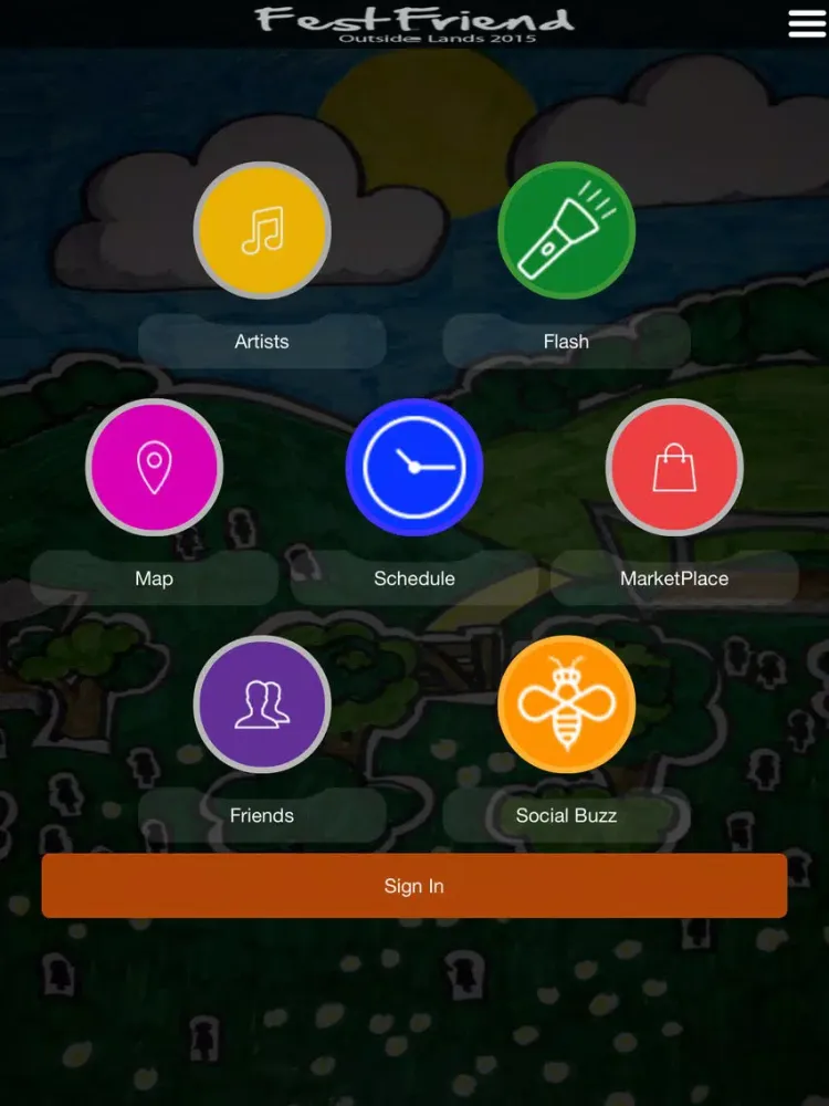 FestFriend for Outside Lands 2015 iPad  سکرین شاٹس