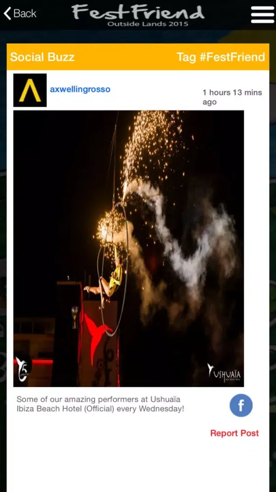 FestFriend for Outside Lands 2015 سکرین شاٹس