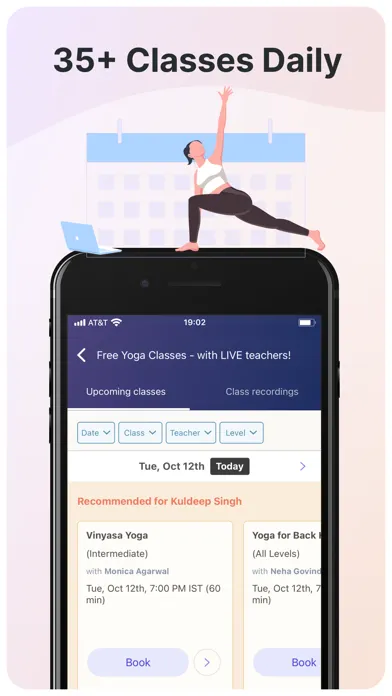 MyYogaTeacher: Learn Yoga LIVE应用截图