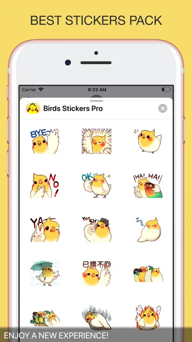 Birds Stickers Pro स्क्रीनशॉट