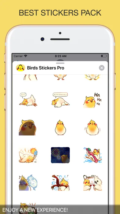 Birds Stickers Pro स्क्रीनशॉट