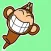Funny Monkey Sticker