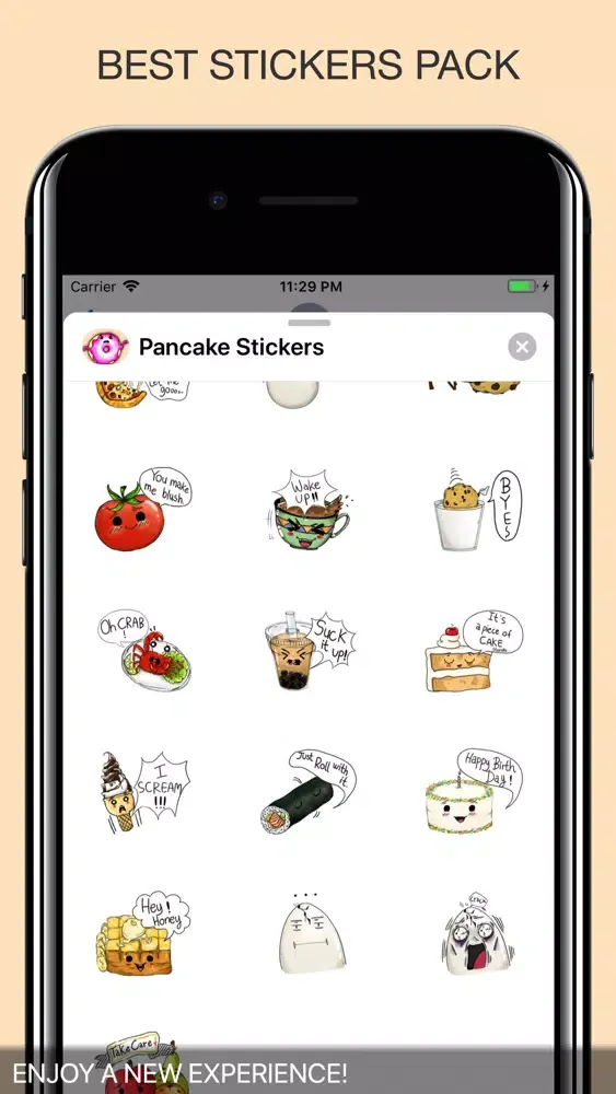 Capturas de pantalla de Pancake Stickers