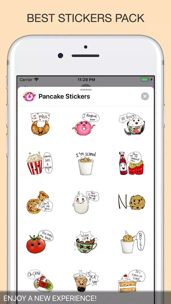 Capturas de pantalla de Pancake Stickers