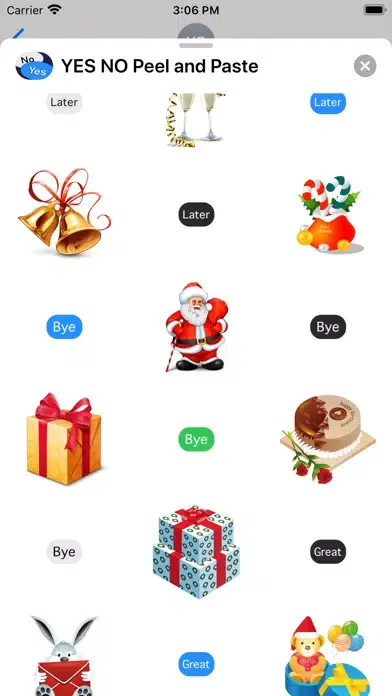YES NO Peel and Paste Screenshots