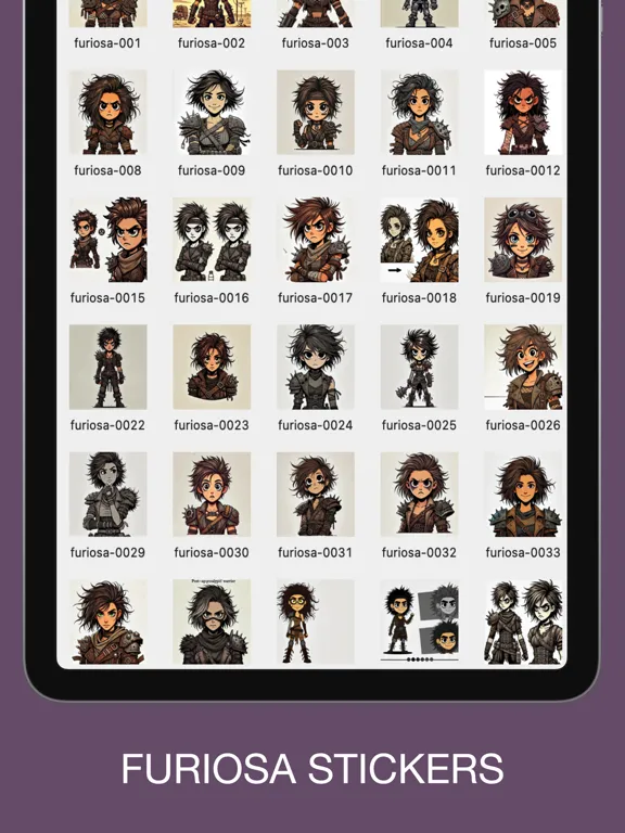 Furiosa Emotes Stickers iPad  سکرین شاٹس