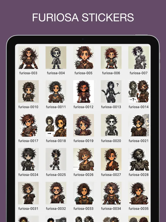 Furiosa Emotes Stickers iPad  سکرین شاٹس