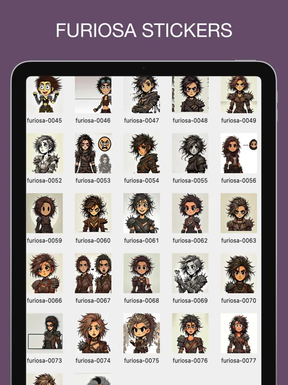 Furiosa Emotes Stickers iPad  سکرین شاٹس