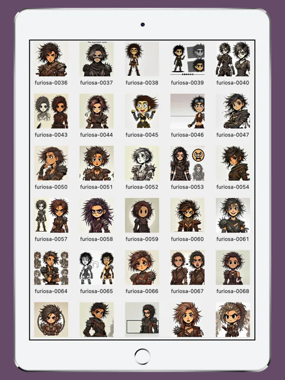 Furiosa Emotes Stickers iPad  سکرین شاٹس