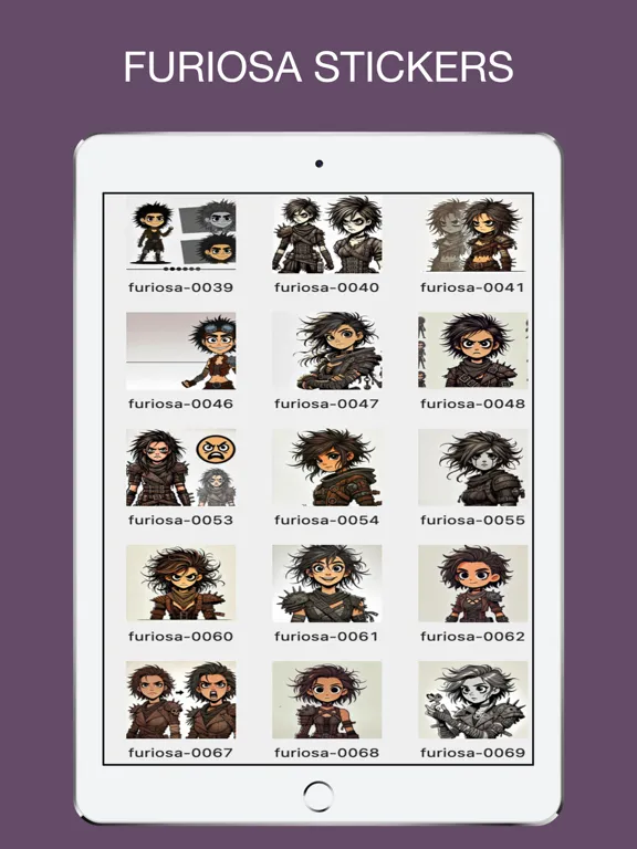Furiosa Emotes Stickers iPad  سکرین شاٹس