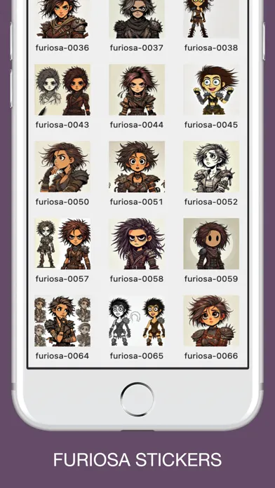 Furiosa Emotes Stickers سکرین شاٹس