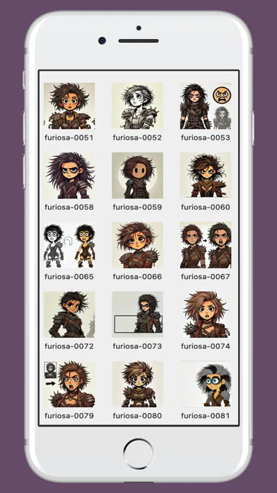 Furiosa Emotes Stickers سکرین شاٹس