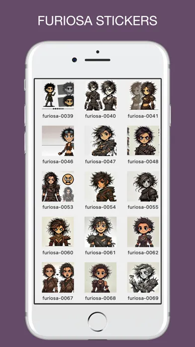 Furiosa Emotes Stickers سکرین شاٹس
