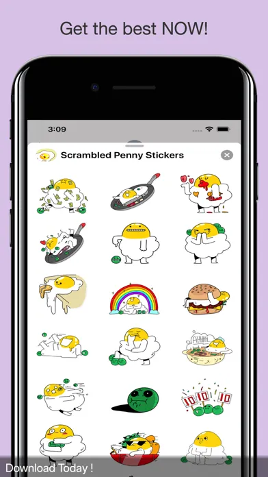 Scrambled Penny Sticker Screenshots