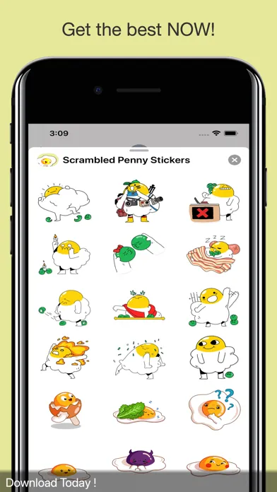 Scrambled Penny Sticker Screenshots