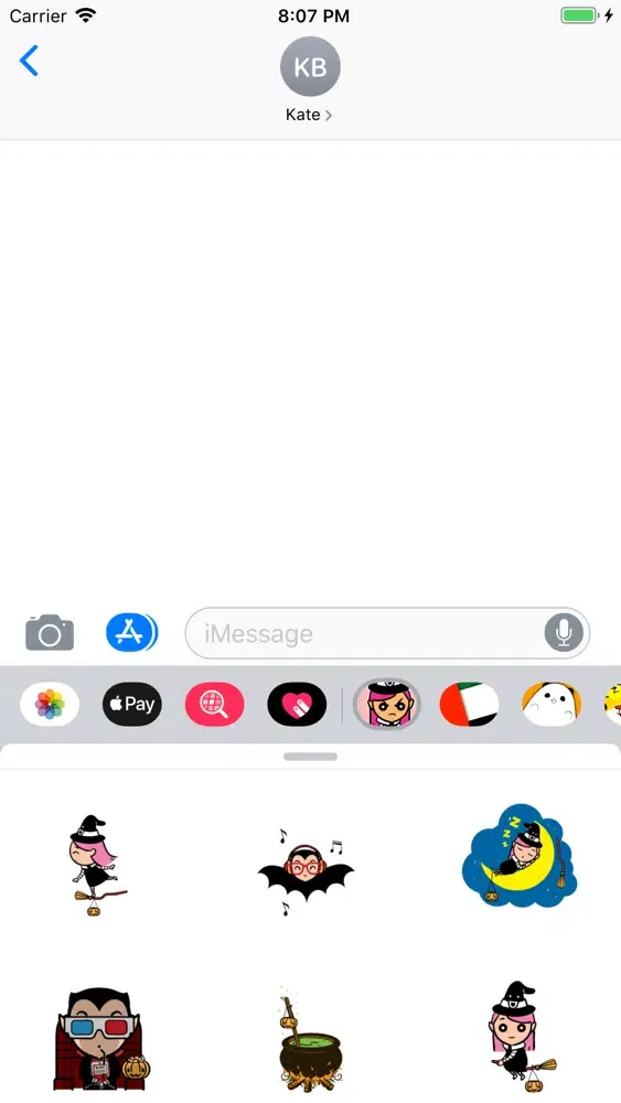 Скриншоты Animated Witch Stickers